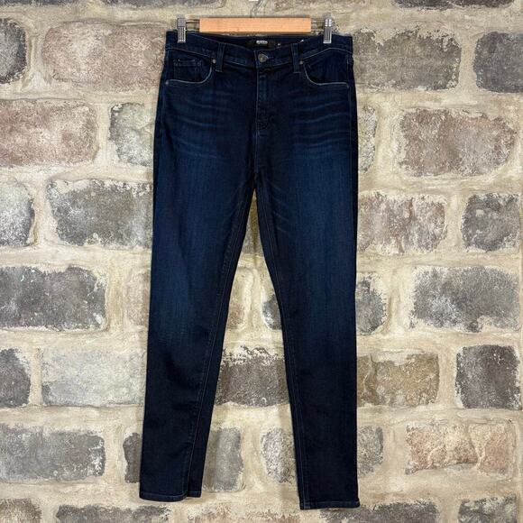 Hudson Jeans Lana Boyfriend Baby Tonight DYDBBT1212 Dark Wash Jeans Woman's 27 - Picture 1 of 14